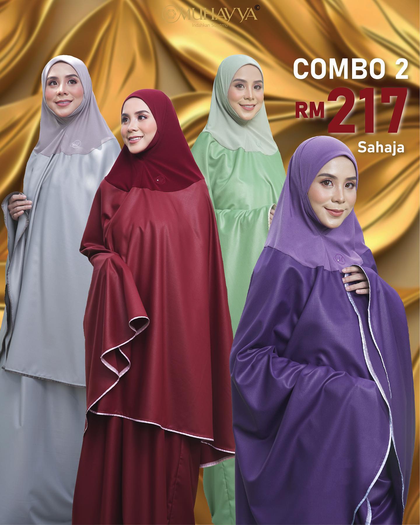 CHOOSE 2! Combo Offer hanya RM217 sahaja! Harga memang lelong sayang semua. Cepat grab sekarang sementara stok masih available!
Klik link offer di story yer sayang semua.
#indahkansolatmu #keluargapmc #profmuhayya #positive #telekungmurah