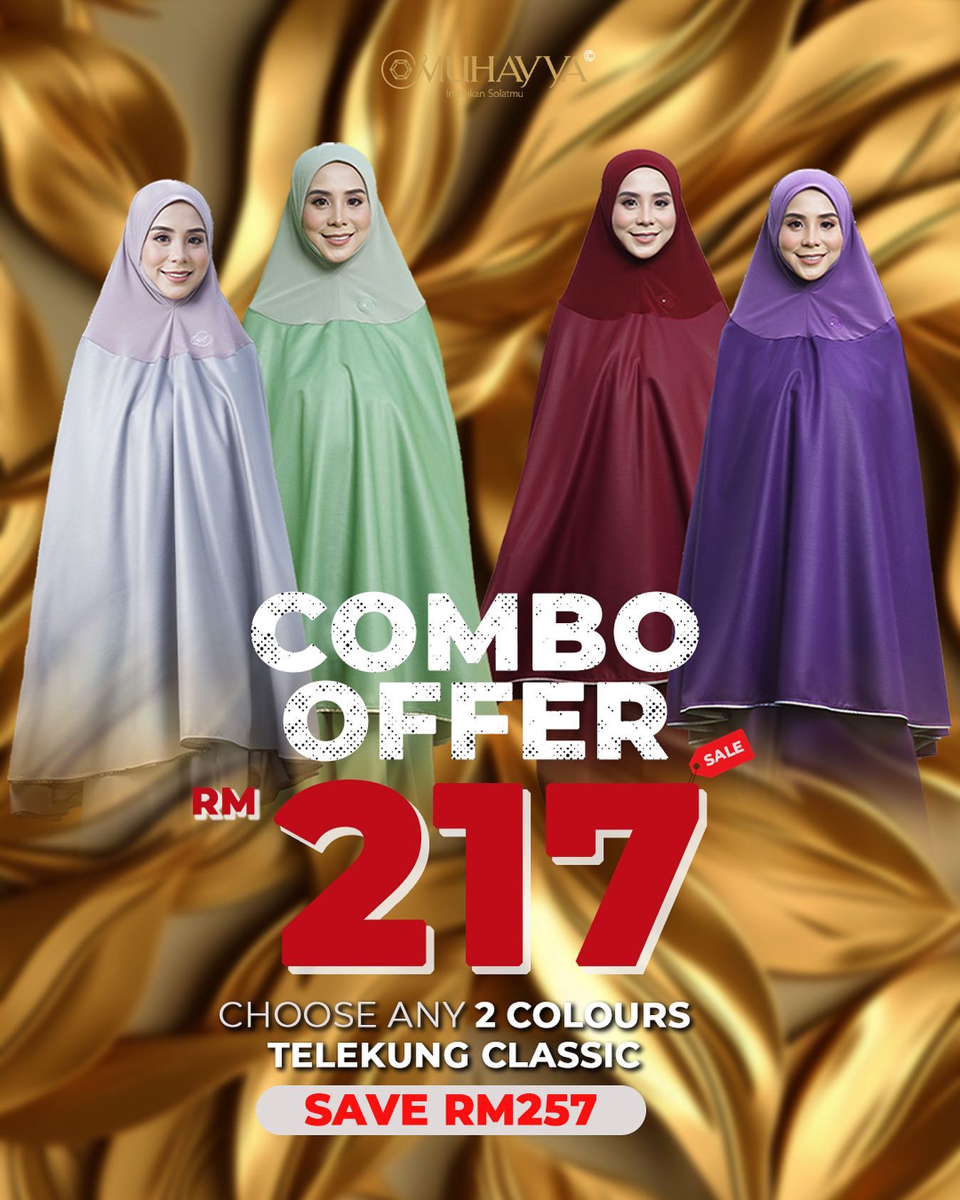 CHOOSE 2! Combo Offer hanya RM217 sahaja! Harga memang lelong sayang semua. Cepat grab sekarang sementara stok masih available!
Klik link offer di story yer sayang semua.
#indahkansolatmu #keluargapmc #profmuhayya #positive #telekungmurah